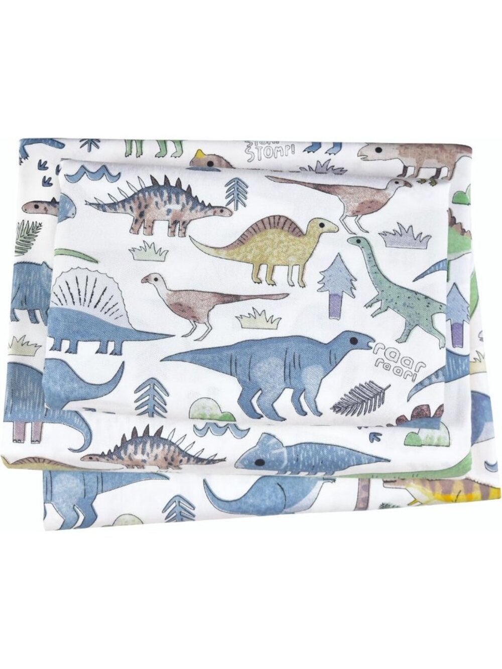 Cute Dinosaur Bedding Set for Kids - 100% Cotton Twin Sheets, 3 Pieces, Gift